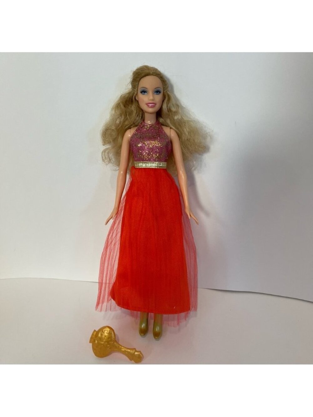 Rare Htf Glitter Princess Sisters Barbie Doll Vintage Y2k 2007 Redressed
